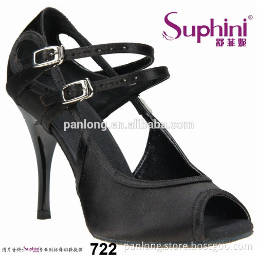 white satin comfortable and fashionable ladies latin salsa tango dance and wedding shoes